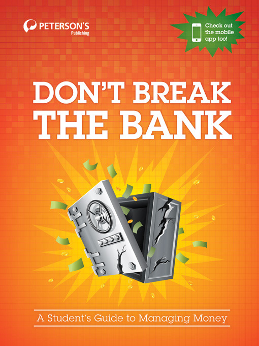 Title details for Don't Break the Bank by Peterson's - Available